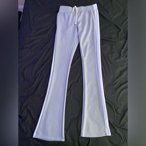 Grey Stacked Sweatpants